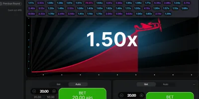 Aviator Demo Interface screenshot